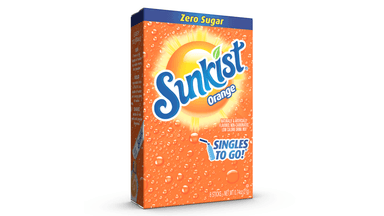 Sunkist Singles To Go! Zero Sugar Orange Drink Mix