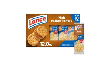 Lance Malt Peanut Butter Sandwich Crackers