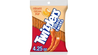 Twizzlers Low Fat Orange Cream Pop Filled Twists