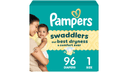 Pampers Swaddlers Baby Diapers Size 1