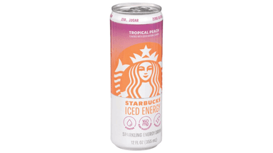 Starbucks Zero Sugar Tropical Peach Sparkling Energy Drink