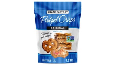 Snack Factory Original Pretzel Crisps Resealable