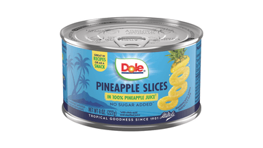 Dole Pineapple Slices in 100% Pineapple Juice