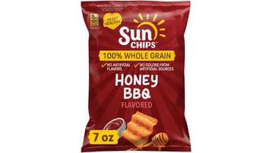 SunChips Whole Grain Honey BBQ Flavored Snacks