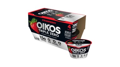 Oikos Triple Zero Strawberry Greek Yogurt