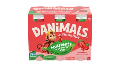 Danimals Low Fat Strawberry Yogurt Smoothie