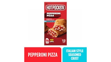Hot Pockets Frozen Italian Style Crust Pepperoni Pizza Sandwiches