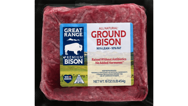 Great Range No Artificial Ingredients USDA Inspected Ground Bison