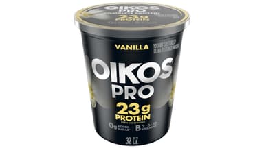 Oikos Pro Zero Added Sugar Vanilla Yogurt Tub