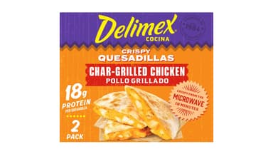 Delimex Cocina Frozen Char-Grilled Chicken Crispy Pollo Grillado Quesadillas