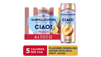 San Pellegrino Ciao! Peach Sparkling Water
