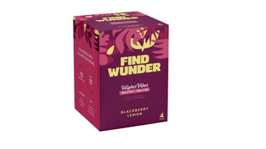 Find Wunder Blackberry Lemon Hemp THC Seltzer 10 mg THC 10 mg CBG