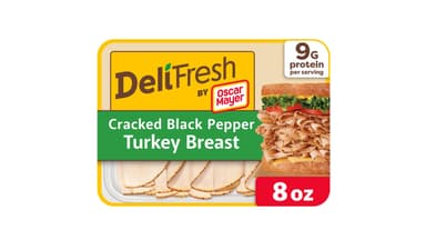 Oscar Mayer Black Pepper Turkey Breast Deli Sliced Deli Meat