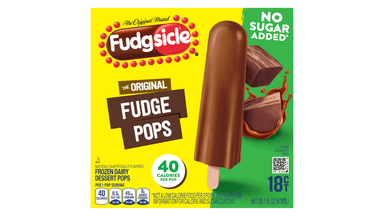 Fudgsicle No Sugar Added Original Fudge Pops