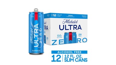 Michelob Ultra Zero Alcohol-Free American Lager Slim