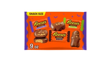 Reese's Assorted Milk Chocolate Snack Size Peanut Butter Shapes Halloween Candy