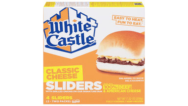 White Castle Classic Cheese Sliders