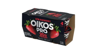 Oikos Zero Added Sugar Strawberry Greek Yogurt Cups