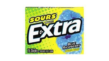 Extra Sugar-Free Blue Raspberry Gum