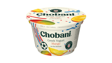 Chobani Low Fat Mango on the Bottom Greek Yogurt Cup