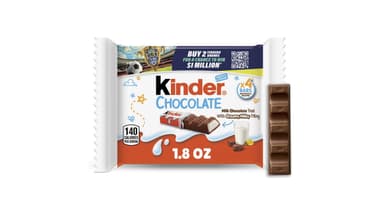 Kinder Chocolate Bars with Creamy Milky Filling