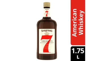 Seagram's 7 Whiskey 80 Proof Crown American Blended Whiskey