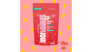Incredibles Strahhhberry Gummies Hemp THC 10mg CBD 10mg
