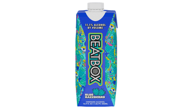 Beatbox Blue Razzberry Wine Cocktail Tetra Pak