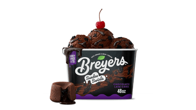 Breyers Sundae Swirls Chocolate Lava Cake Ice Cream