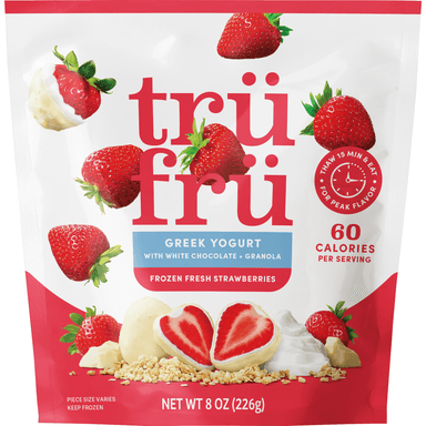 Tru Fru Frozen Strawberries in Greek Yogurt and White Chocolate