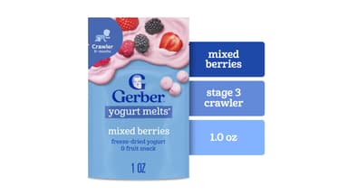 Gerber Crawler Mixed Berries Yogurt Melt Snacks