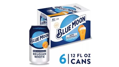 Blue Moon Non-Alcoholic Belgian White Craft Beer