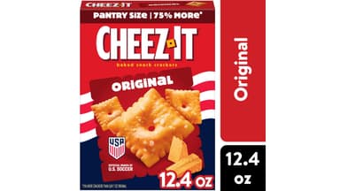 Cheez-It Original Cheese Baked Snack Crackers Box Pantry Size