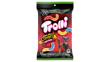 Trolli Sour Brite Crawlers Fruit Punch Gummy Worms
