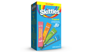Skittles Zero Sugar Tropical Drink Sticks Variety