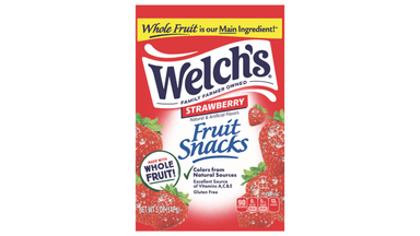 Welch's Gluten Free Strawberry Fruit Snacks