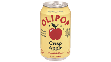 Olipop Crisp Apple Prebiotic Soda