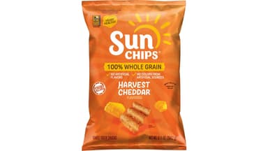 SunChips Harvest Cheddar Whole Grain Flavored Chips Snack