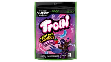 Trolli Sour Brite Crawlers Very Berry Gummy Worms