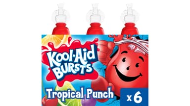 Kool Aid Bursts Tropical Punch Flavored Juice Drink