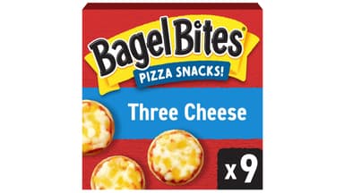 Bagel Bites Three Cheese Frozen Mini Pizza Bagels Snacks