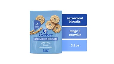 Gerber Stage 3 Crawler Arrowroot Biscuits