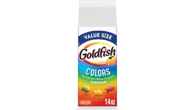 Goldfish Colors Cheddar Baked Snack Crackers Family Size