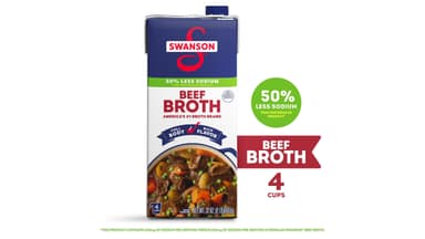 Swanson 50% Less Sodium 100% Natural Beef Broth