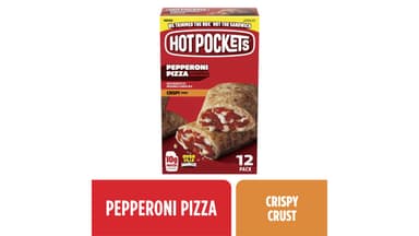 Hot Pockets Frozen Crispy Crust Pepperoni Pizza Sandwiches