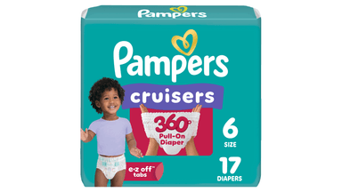 Pampers Cruisers 360 Pull-On Baby Diapers Size 6