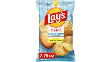 Lay's Lightly Salted Classic 50% Less Sodium Potato Chips