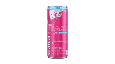 Red Bull Peach Edition Sugarfree White Peach Energy Drink