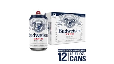 Budweiser Zero Alcohol Free American Lager Beer