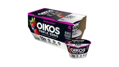 Oikos Triple Zero Mixed Berry Greek Yogurt